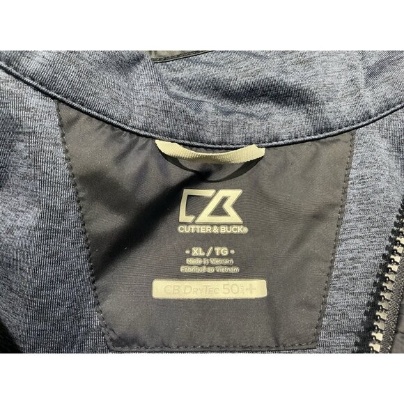 Cutter & Buck Jacket Atlanta Braves XL Stealth Hybrid Quilted Windbreaker Blue - Picture 6 of 8